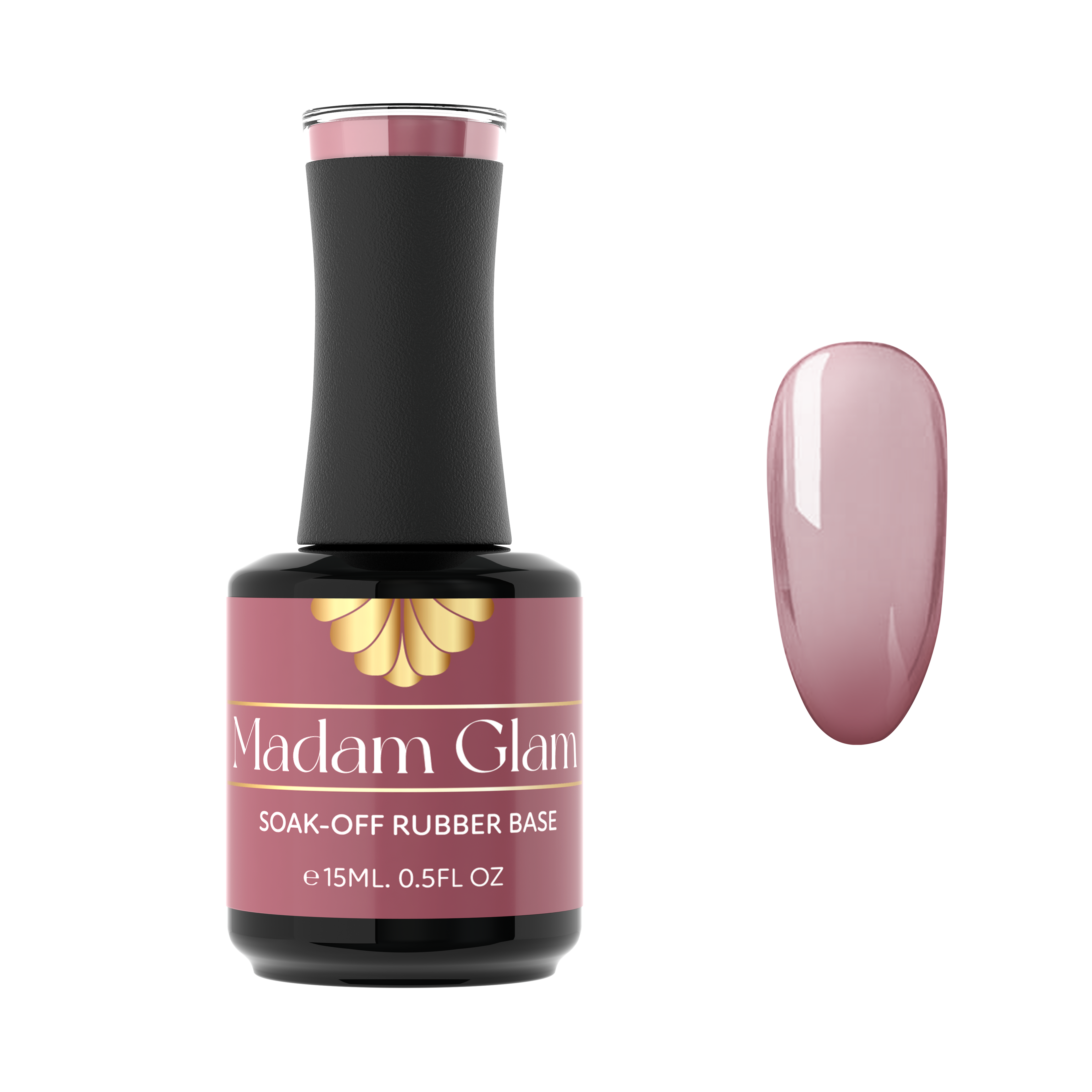 Mulled Wine Rubber Base Coat | Madam Glam