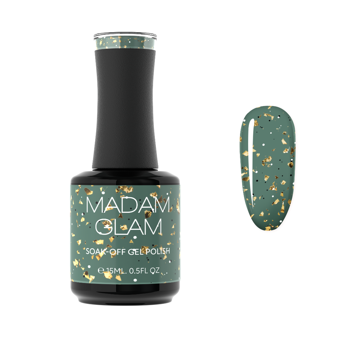 Madam_Glam_Soak_Off_Gel_Creme_Glittery_Green-Shining_Star