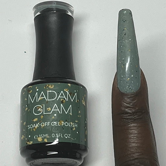 Madam_Glam_Soak_Off_Gel_Creme_Glittery_Green-Shining_Star