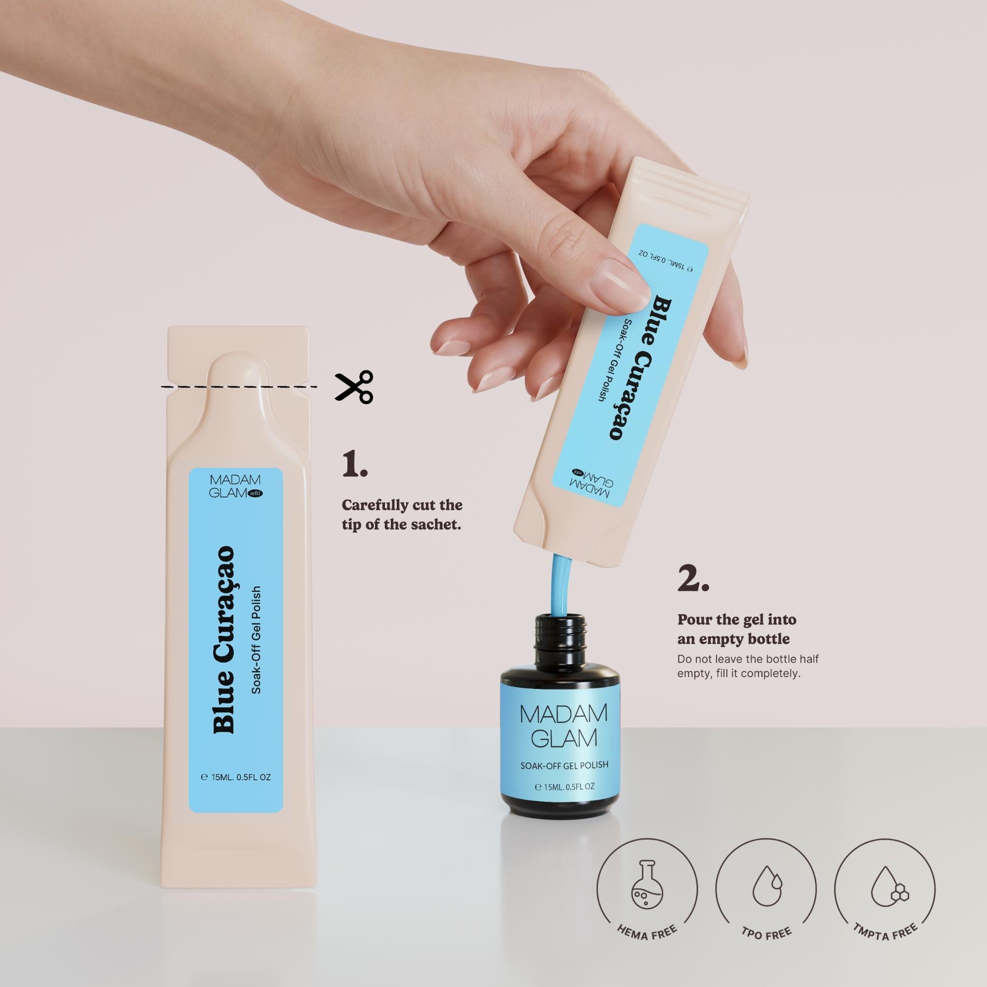 Blue Curaçao - Refill sachet