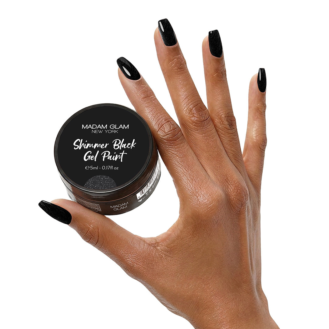 Shimmer Black Gel Paint