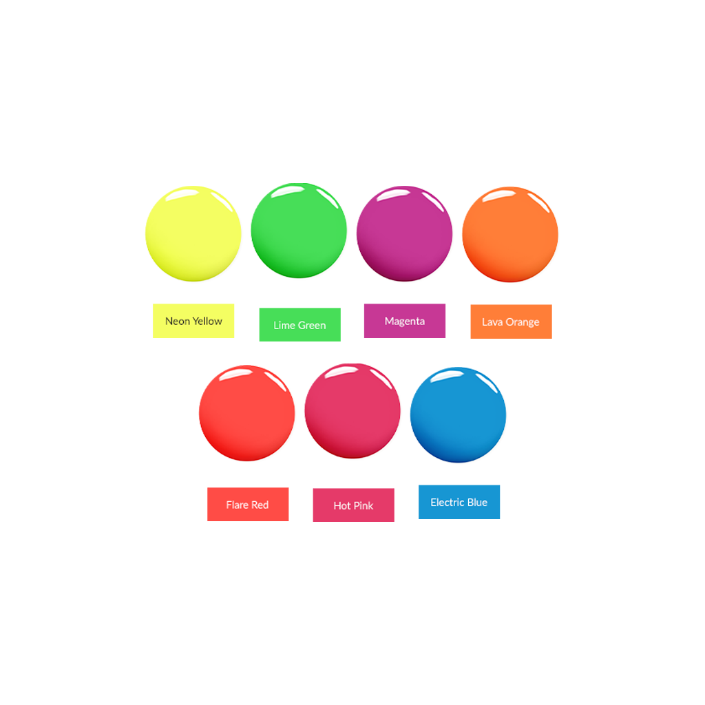 Neon Art Gel Paints Bundle