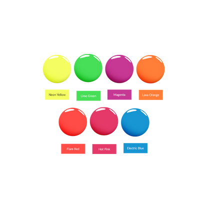 Neon Art Gel Paints Bundle