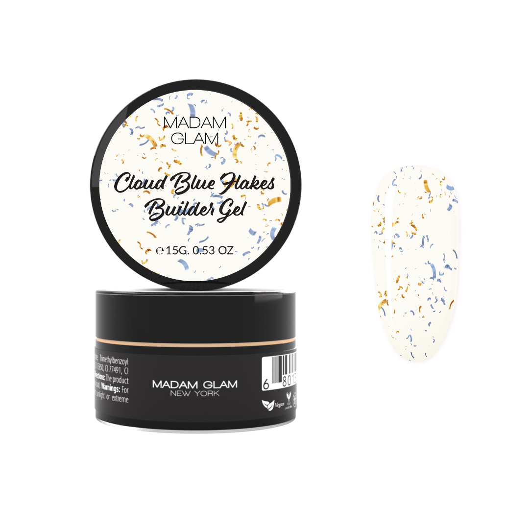 Cloud Blue Flakes