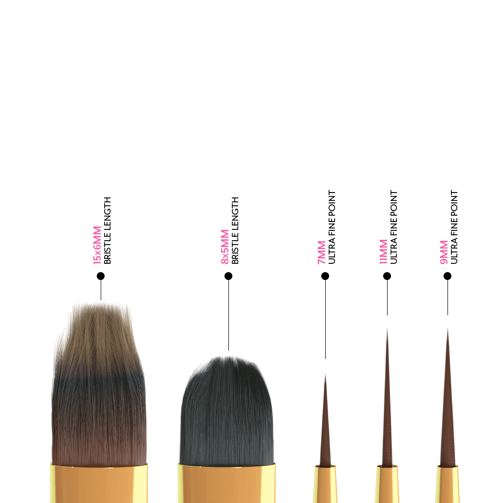 Professional Nail Art Brush Bundle