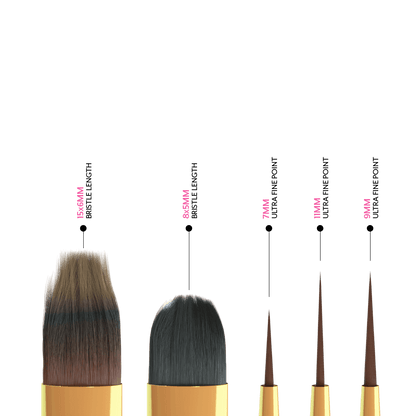 Professional Nail Art Brush Bundle