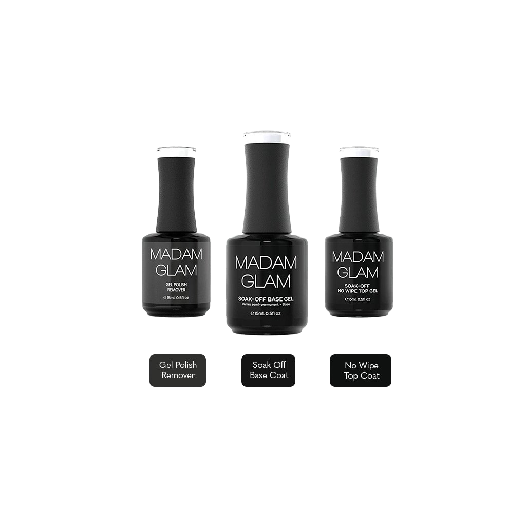 &quot;Base Coat, Top Coat &amp; Remover&quot; Bundle