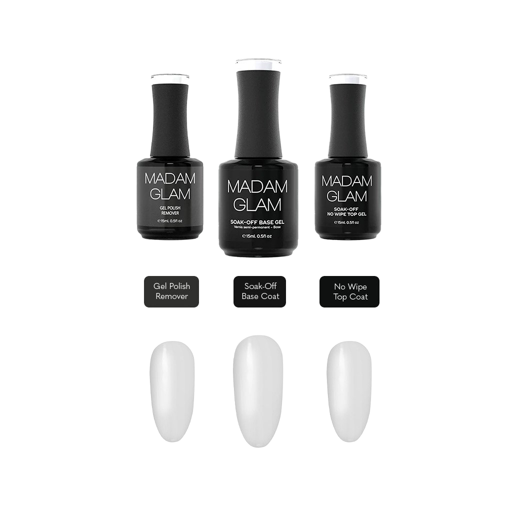 &quot;Base Coat, Top Coat &amp; Remover&quot; Bundle