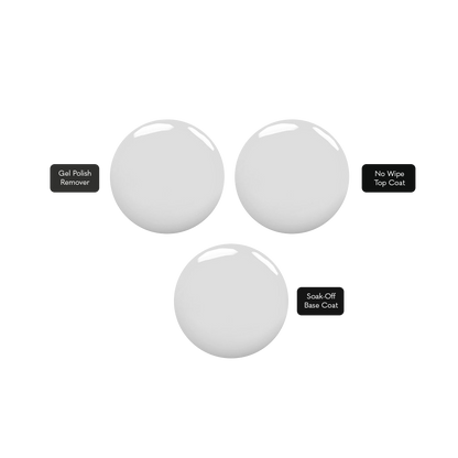 &quot;Base Coat, Top Coat &amp; Remover&quot; Bundle