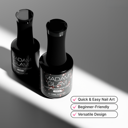 3D Water Drop Red Set