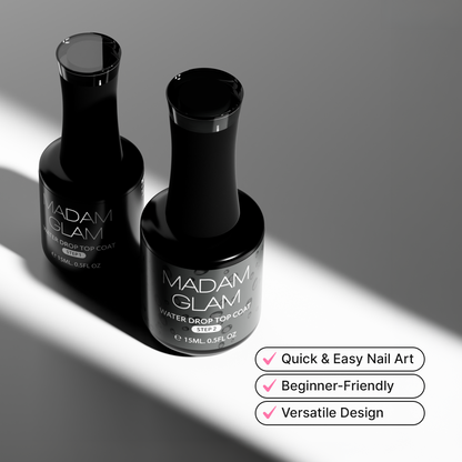 3D Water Drop Transparent Set