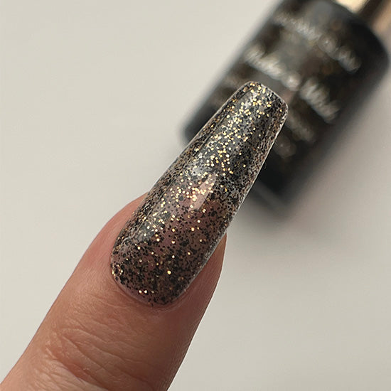 Madam_Glam_Made_in_Korea_Soak_Off_Gel_Polish_Gold_Black_Glitter_Make_A_Wish