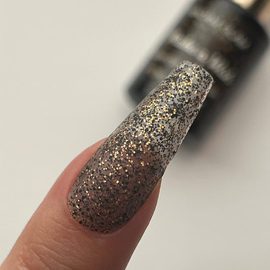 Madam_Glam_Made_in_Korea_Soak_Off_Gel_Polish_Gold_Black_Glitter_Make_A_Wish