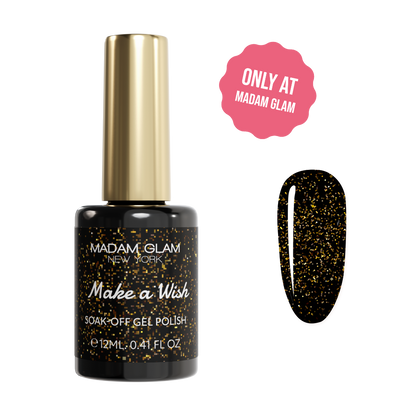 Madam_Glam_Made_in_Korea_Soak_Off_Gel_Polish_Gold_Black_Glitter_Make_A_Wish