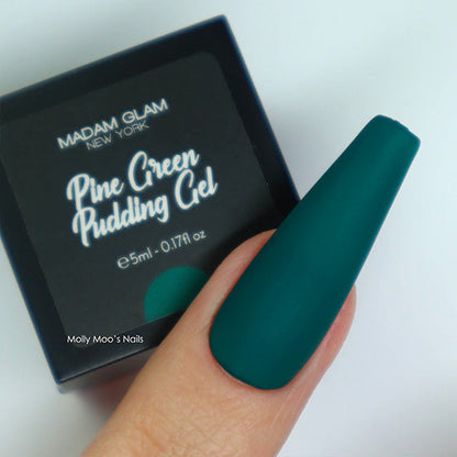 Pine Green Pudding Gel | Madam Glam