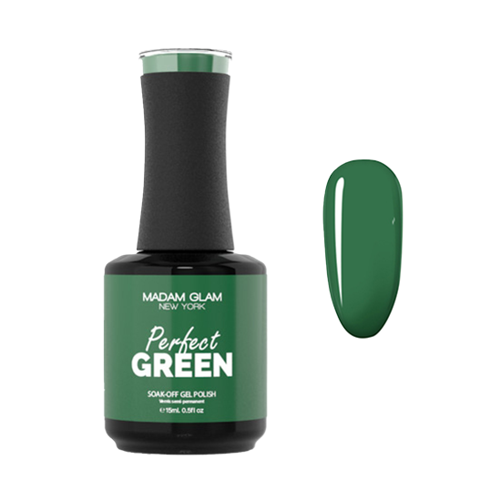     Soak_Off_Gel_Madam_Glam_Green_Perfect_Green